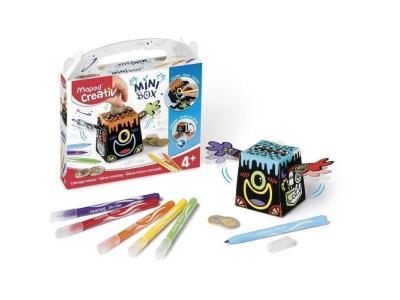 MAPED  creativ - mini box - coloriage velours a construire