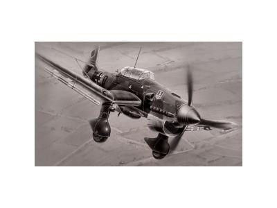 ZVEZDA Maquette avion  Junkers Ju87B-2 Stuka-1/72 - Maquette d'avion