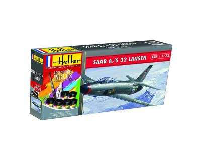  Maquette avion : kit complet : saab 32 lansen