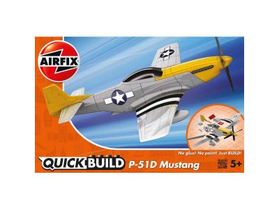 AIRFIX  - Aij6016 - Quickbuild - Mustang P-51d - 38 Pi&egrave;ces