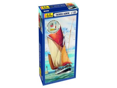 HELLER Maquette Bateau : Kit Complet : Thonier Armor-