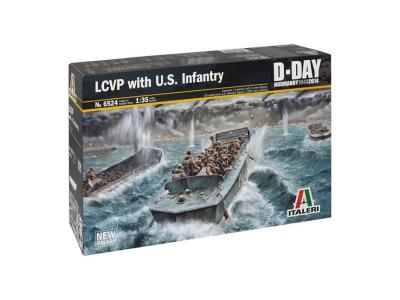 ITALERI Maquette  LCVP and U.S. Infantry- 1/35 - Maquette militaire