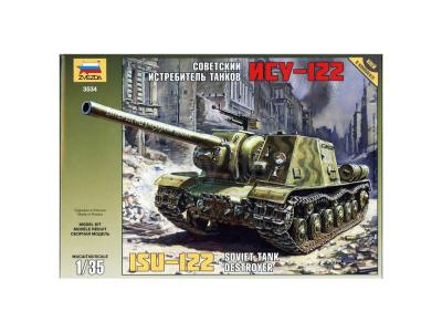 ZVEZDA Maquette  ISU- 122- 1/35 - Maquette militaire