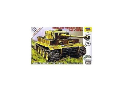ZVEZDA Maquette  Char lourd allemand Tigre I (production pr&eacute;coce)-1/72