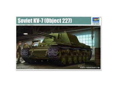 Maquette Trumpeter Sovi&eacute;tique KV-7 (Object 227)- 1/35 - Maquette mili