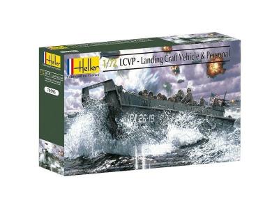 HELLER Maquette lcvp : landing craft vehicle & personal
