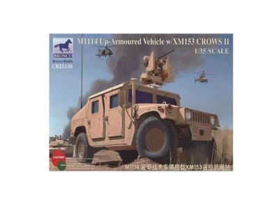BRONCO MODELS Maquette V&eacute;hicule Militaire : M1114 Up-Armoured Vehicle w/XM153 CROWS II