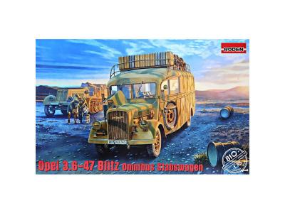 RODEN Maquette  Opel Blitz Omnibus W39 Stabswagen- 1/35 - Maquette mil