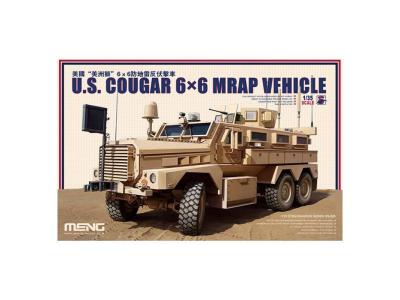 MENG Maquette  Model V&eacute;hicule US Cougar 6x6 MRAP- 1/35 - Maquette mili