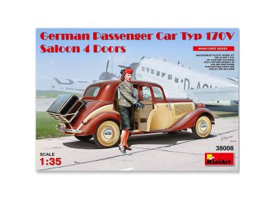MINI ART German Passenger Car Typ 170v.saloon 4 4 Doors- 1:35e - Miniart