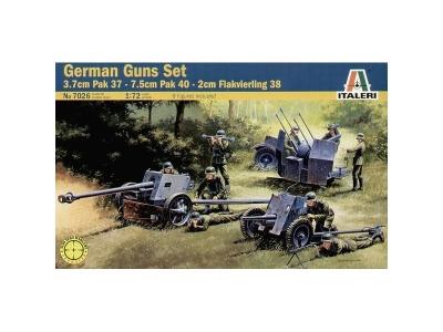 ITALERI  - Pak 35 - pak 40 - flak 38