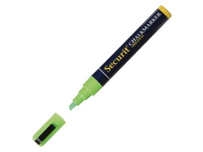 SECURIT  Marqueur&agrave;&nbsp; craie liquide Vert Pointe moyenne 2-6 mm