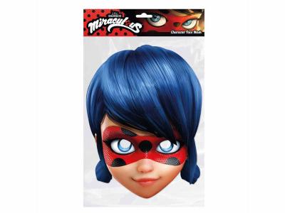 RUBIE S Masque Carton Ladybug&trade; Miraculous&trade; - Bleu - Taille Unique