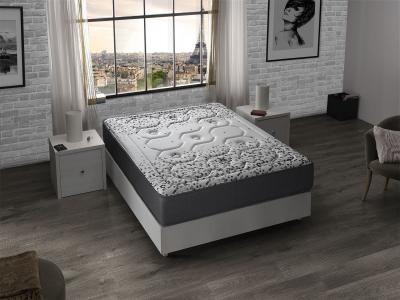 DORMALIT Matelas 105X180 VERSAILLES &Eacute;paisseur 25 CM - Mousse haute densit&eacute; - Syst&egrave;me Multi-Zones de confort