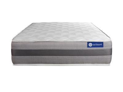 ACTISOM Matelas Ressorts ensach&eacute;s et m&eacute;moire de forme 120x190 cm Maxi &eacute;paisseur 5zones de confort 
