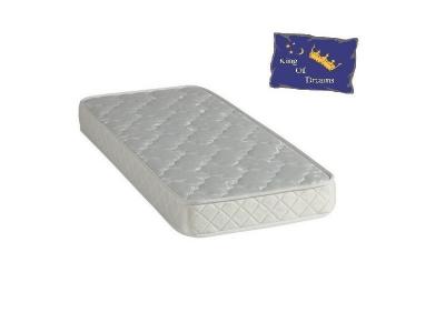 KING OF DREAMS Matelas 130x190 mousse poli lattex ind&eacute;formable tissu strech tr&egrave;s r&eacute;sistant - hauteur 15 cm - soutien ferme - orthop&eacute;dique techno15 TECHNO130x19015 