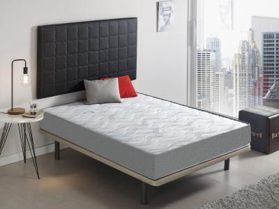 XALUCA Matelas 135x200 nirvana &eacute;paisseur 16 cm - mousse supersoft - gris clair - technologie airfresh
