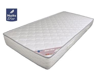  Matelas 140x200 Hauteur 18 Cm Soutien Tr&egrave;s Ferme Mousse Haute R&eacute;silence HR 30 Kg/m3 - Orthop&eacute;dique + Prot&egrave;ge Matelas OFFERT r&ecirc;ve 140 200 Nuits d'Or 