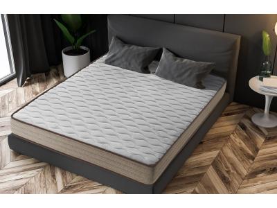 BE ZEN Matelas Bambou Deluxe - 160x200 - M&eacute;moire de Forme - Ferme