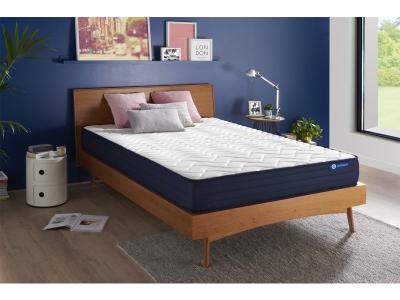 ACTISOM Matelas Ressorts ensaches et memoire de forme 5 zones de confort