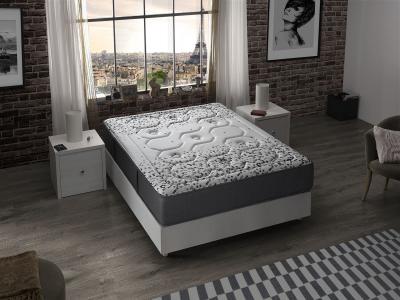 DORMALIT Matelas 80X200 VERSAILLES &Eacute;paisseur 22 CM - Mousse haute densit&eacute; - Syst&egrave;me Multi-Zones de confort