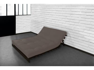 DOUX SOMMEIL Matelas Futon Latex Couleur - Taupe, Dimensions - 160 x 200 cm