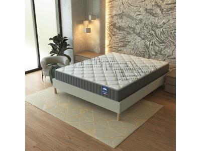 NOVEMBER SLEEP Matelas 120x190cm-Epaisseur 20cm-Ressorts Ensach&eacute;s et Mousse Haute Densit&eacute; -