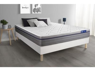 ACTISOM  Actimemo Zen Matelas + Sommier Kit Blanc - 140x190 cm