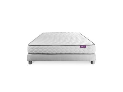 SEPTNUITS Ensemble matelas M&eacute;moire de forme + sommier 140x200 Memo