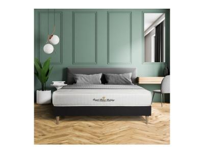 ROYAL PALACE BEDDING Ensemble sommier + matelas LANCASTER ressorts ensach&eacute;s et m&eacute;moire de forme 140x200