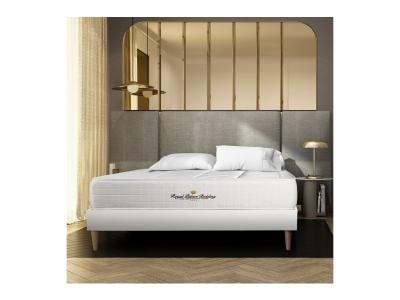 ROYAL PALACE BEDDING Ensemble matelas ressorts ensach&eacute;s + m&eacute;moire de forme maxi &eacute;paisseur Windsor 140x200