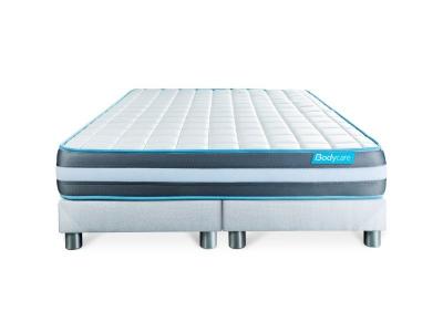 BODYCARE Ensemble BODYFORM 160x200 M&eacute;moire de forme 3 zones blanc 160 x 200 cm