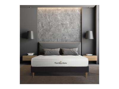 ROYAL PALACE BEDDING Ensemble Nottingham M&eacute;moire de forme Sommier en kit Noir