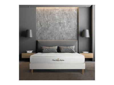 ROYAL PALACE BEDDING Ensemble matelas &agrave; m&eacute;moire de forme Nottingham 160x200 sommier KIT blanc