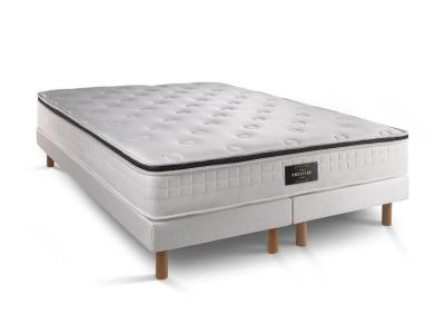 PRESTIGE LITERIE Ensemble Privil&egrave;ge 160x200 M&eacute;moire de forme 5 zones