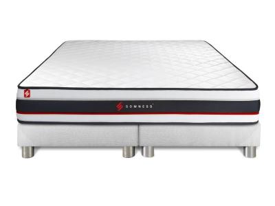 SOMNESS Ensemble double sommier 100x200 + matelas FORM 200x200