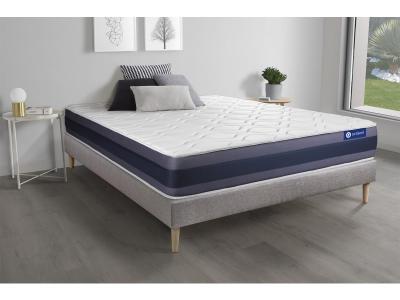 ACTISOM Matelas + sommier 90x190 latex et m&eacute;moire de forme  - Actilatex morpho