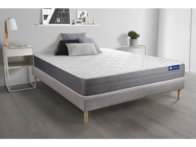 ACTISOM Matelas + sommier 90x200 latex et m&eacute;moire de forme  - Actilatex dream