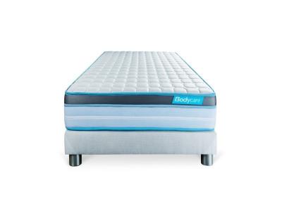 BODYCARE Ensemble PERFORM 90x200 Mousse &agrave; m&eacute;moire de forme ProfiZone 5 zones Ultra &eacute;paisseur 