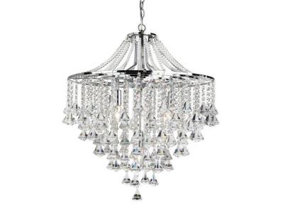 SEARCHLIGHT  Dorchester - Lustre &Agrave; 5 Ampoules Au Fini Chrom&eacute;, E14