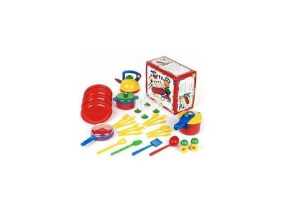 KLEIN  ensemble de casseroles et vaisselle 28 pi&egrave;ces