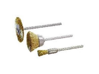 MAXICRAFT  80182 Brosse pinceau en Laiton sur tige &oslash; 4 mm