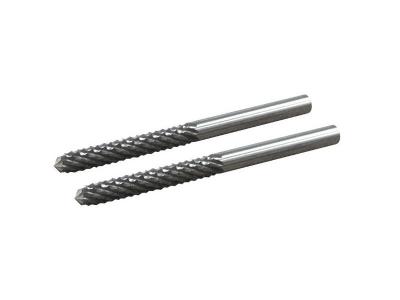 MAXICRAFT  71036 Jeu de 2 fraises sp&eacute;ciales fa&iuml;ence pour kit de d&eacute;coupe/fraissage 71033, Argent