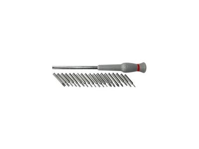 MAXICRAFT  90999 Tournevis de pr&eacute;cision porte-embouts avec 19 embouts de vissage