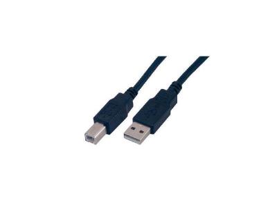 MCL SAMAR  c&acirc;ble mcl usb 2.0 type a b m&acirc;le 3m noir MC922AB-3M/N