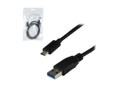 MCL  cordon usb 3.1 type c m&atilde;&cent;le / usb 3.0 type a m&atilde;&cent;le - 1m