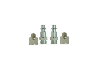 MECAFER Mecadeco 610405 2 Inserts 1/4 m + 2 adaptateurs 1/8M