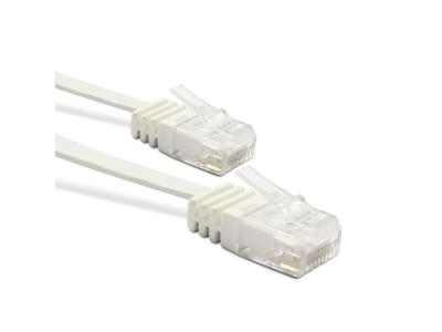 METRONIC  495522 Cordon Ethernet RJ45 droit Cat.6A  - 10m - Ultra plat