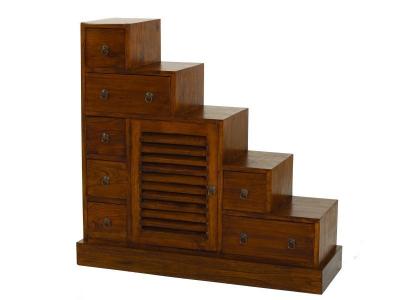 Meuble escalier bois mm