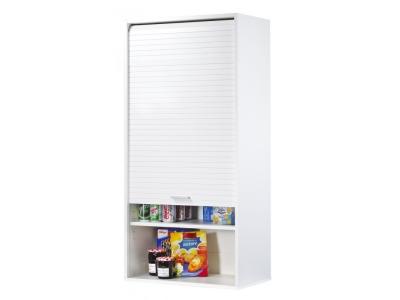 Meuble haut cuisine blanc 60 cm h 124 cm COOK127BL